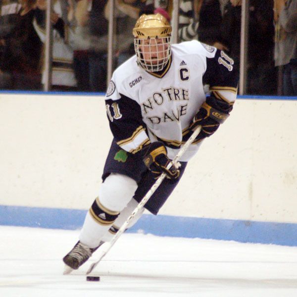 Notre Dame graduate Erik Condra inked an NHL entry level contract with the Ottawa Senators.