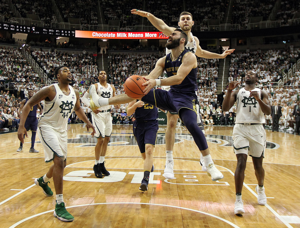 ND Men's Basketball at Michigan State (USATSI)