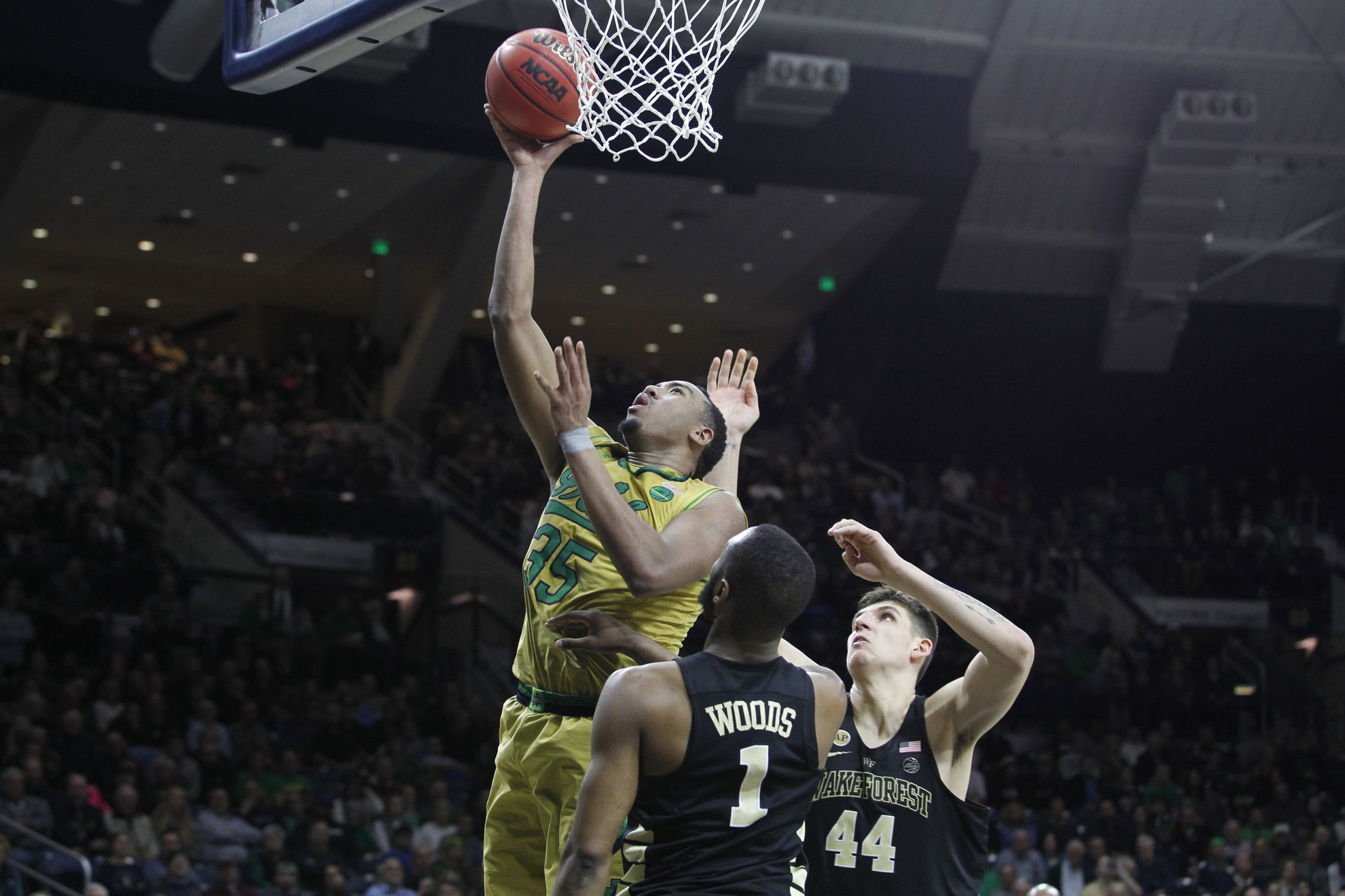 Colson’s Monster Game Leads Irish Past Demon Deacons Colson’s Monster Game Leads Irish Past Demon Deacons