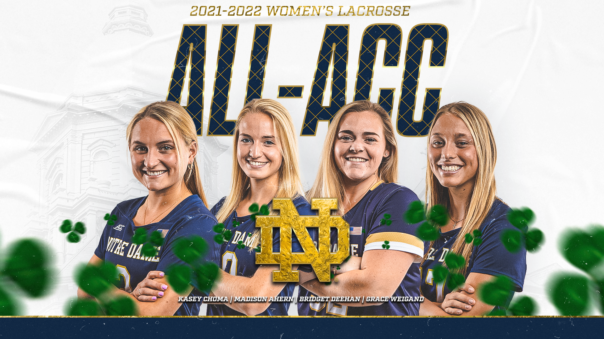 Four Irish Earn All-ACC Honors Four Irish Earn All-ACC Honors
