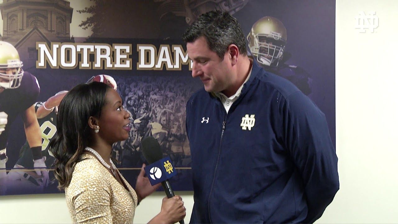 Coach Elston | @NDFootball Signing Day (12.20.17)