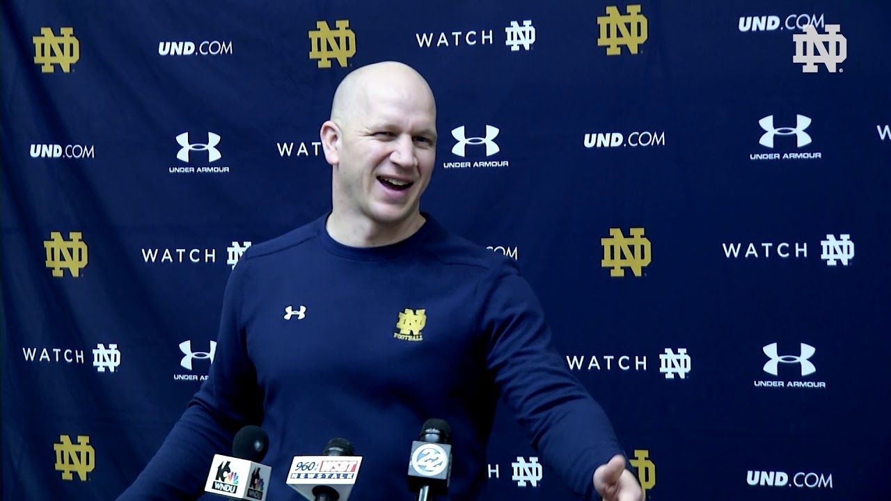 @NDFootball | Clark Lea Press Conference  Spring Practice (2019)