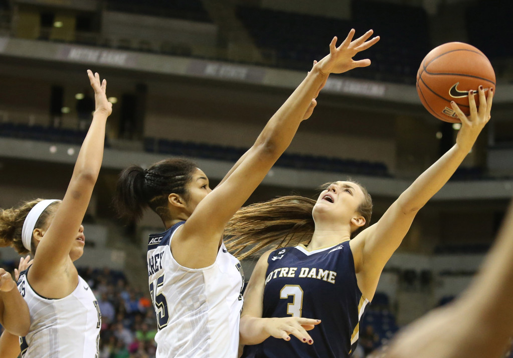 #3 Irish Top Pittsburgh, 65-55, for Muffet McGraw's 800th