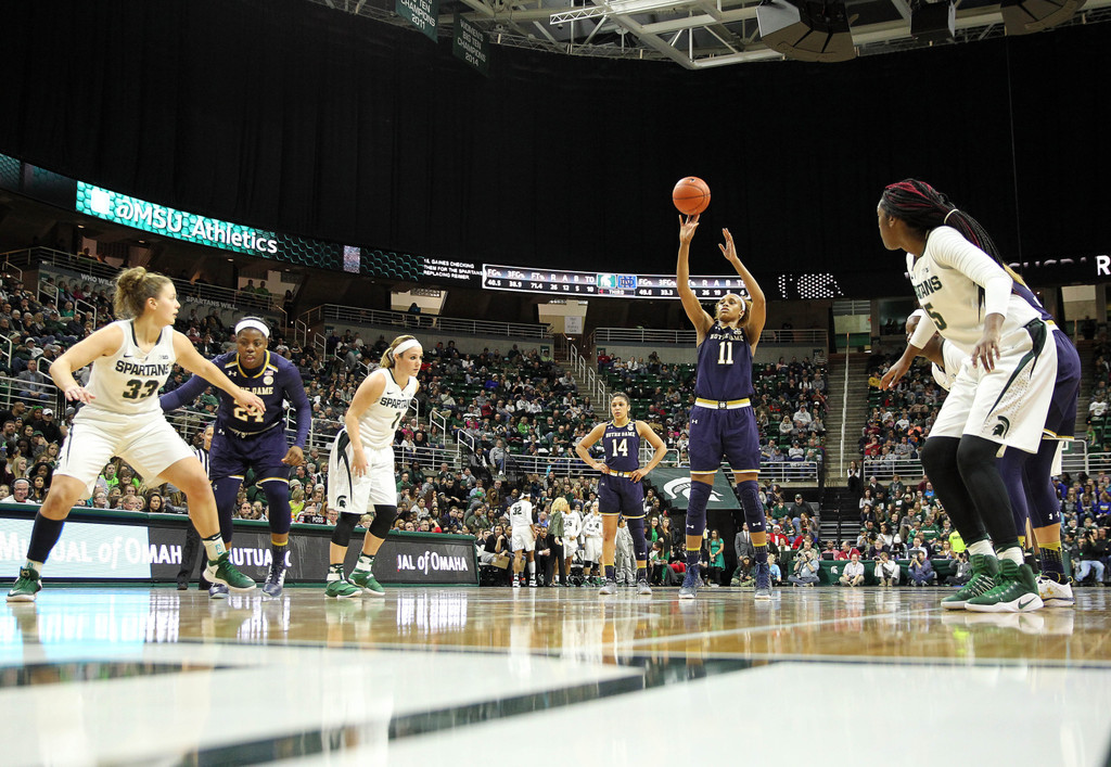 No. 2 Notre Dame 79, Michigan State 61 (USATSI)