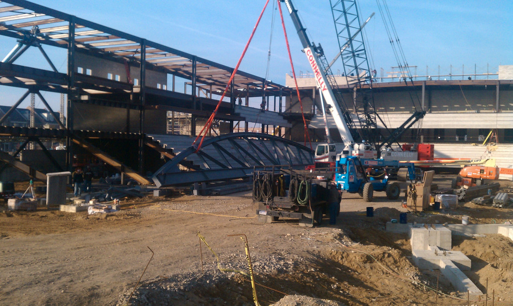 Construction Update on Compton Family Ice Arena - November 10, 2010