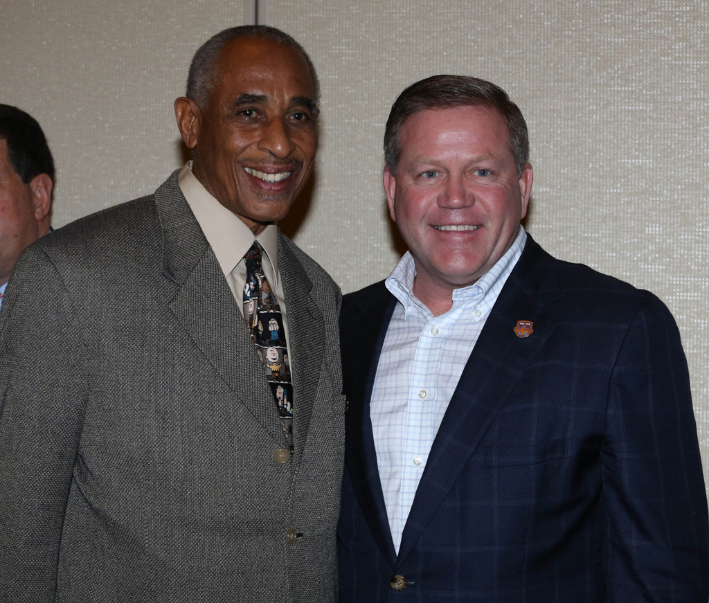 Eddie Robinson Award Trophy Presentation