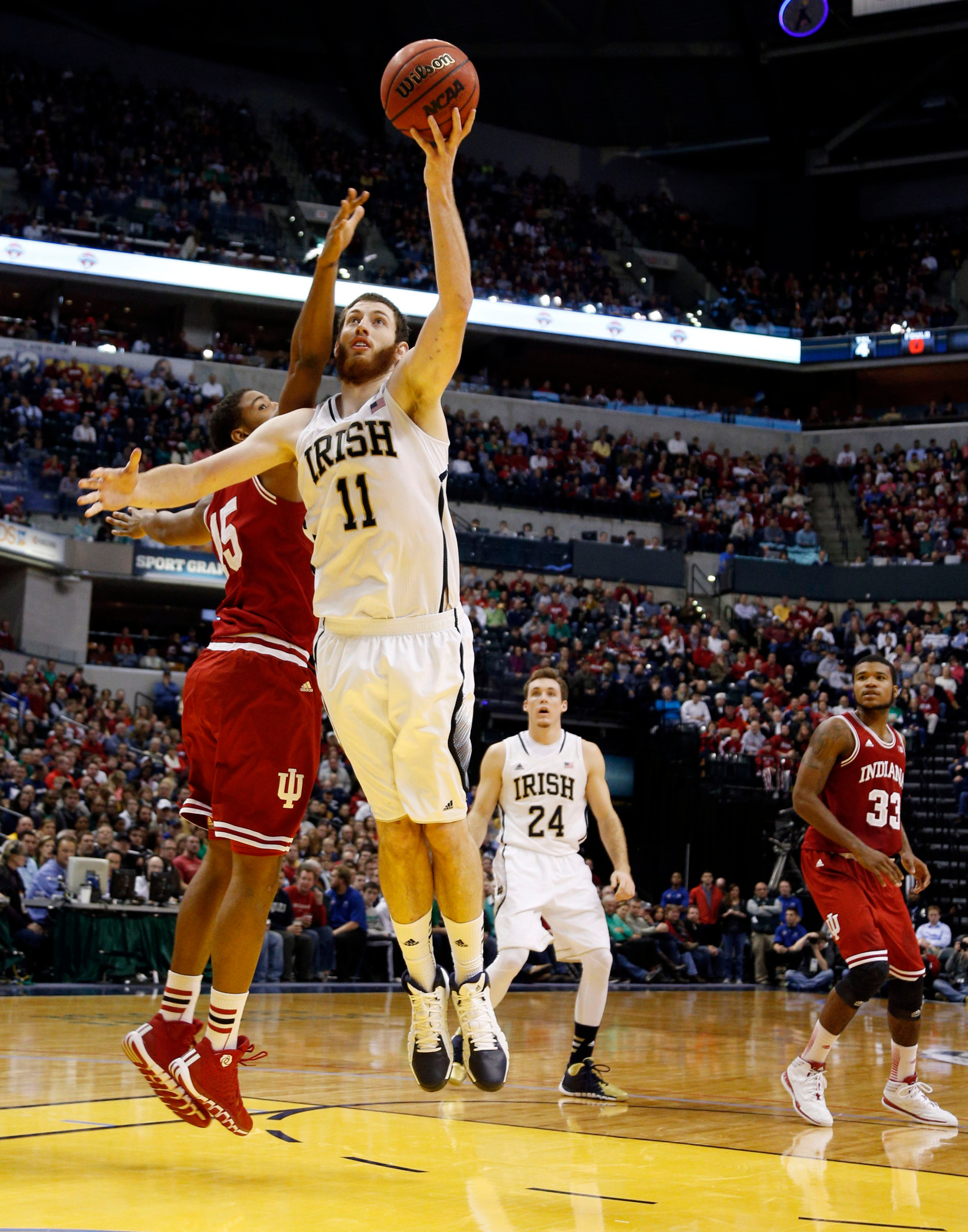 Irish To Face #3/2 Buckeyes In Gotham Classic Showcase Game Senior center Garrick Sherman has scored in double-figures in each of the last eight games.