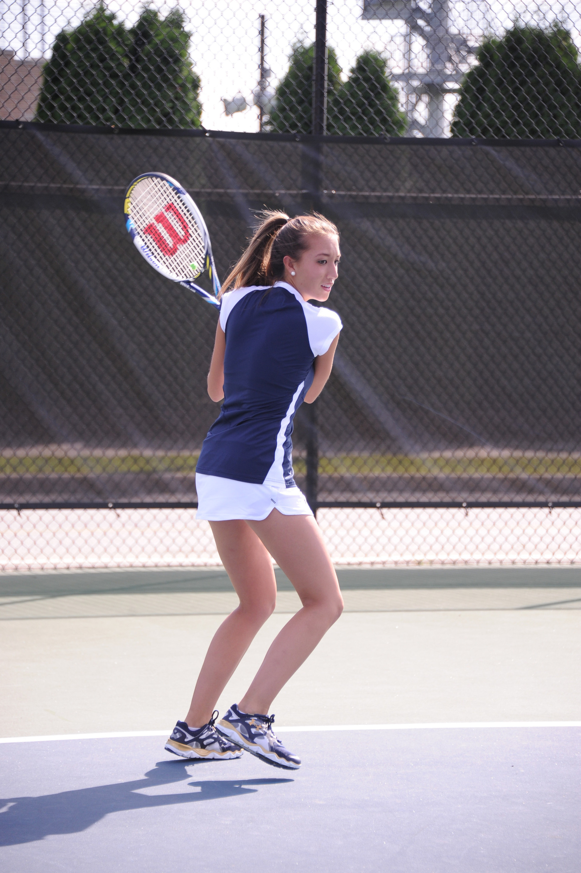 Irish Dominate Singles Play At Midwest Blast Senior Julie Vrabel