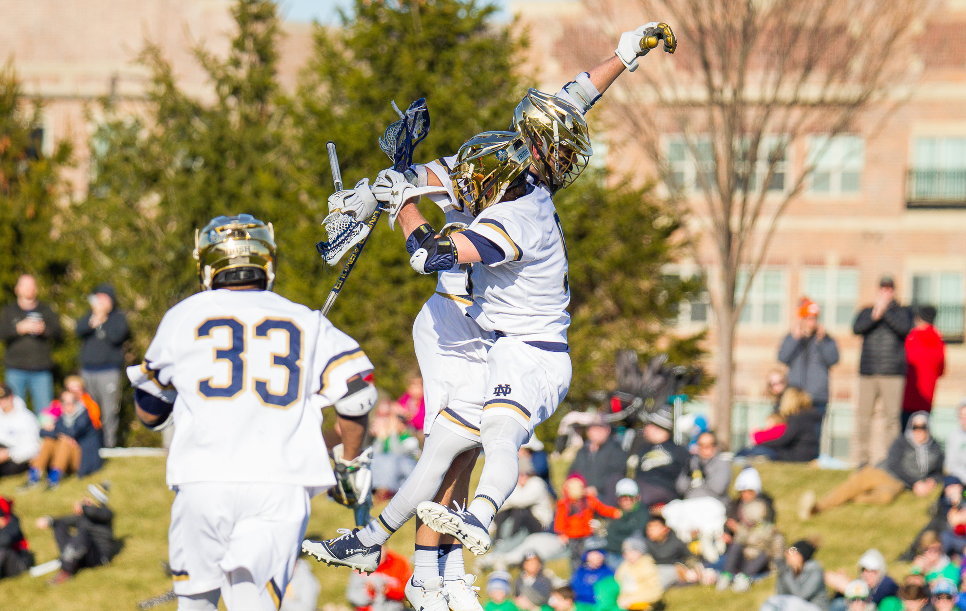 Irish Impress In 11-9 Win Over No. 5 Denver Irish Impress In 11-9 Win Over No. 5 Denver