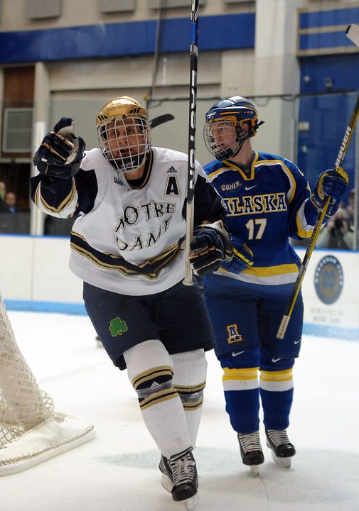 Junior left wing scored on Notre Dame's first penalty shot since the 2001-02 season in the 3-2 win over Michigan.