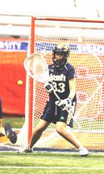 Senior goalkeeper Erin Goodman earned Inside Lacrosse Division I player of the week honors after leading Notre Dame to its first BIG EAST Championship last weekend.