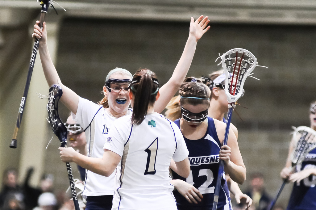 Notre Dame Women's Lacrosse vs. Duquesne on February 25th,2012