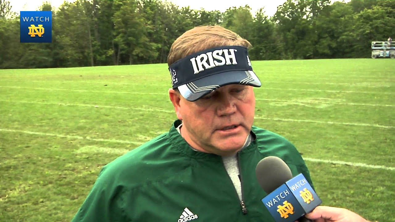 Coach Kelly Post Practice Interview - Aug. 8, 2013