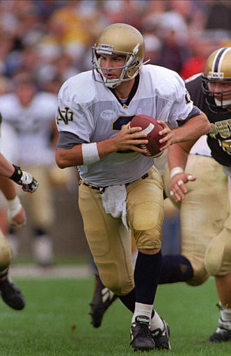 Irish Unable to Stop Potent Buffs’ Offense QB Ron Powlus had a big day, throwing for 259 yards and three scores. (File Photo)