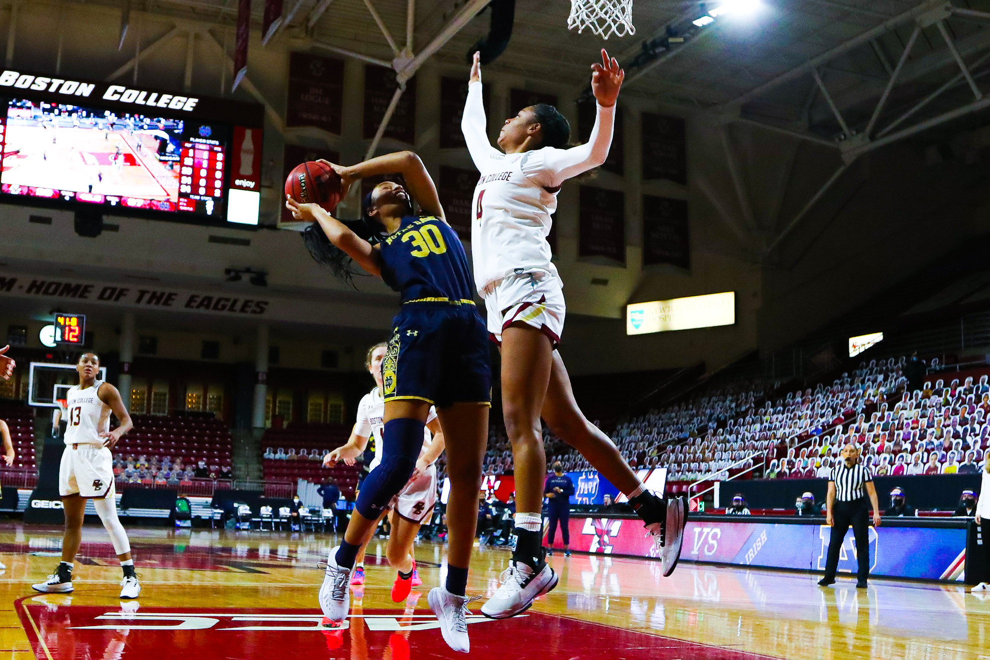 Irish Lose Heartbreaker in 64-61 Loss at Boston College Irish Lose Heartbreaker in 64-61 Loss at Boston College
