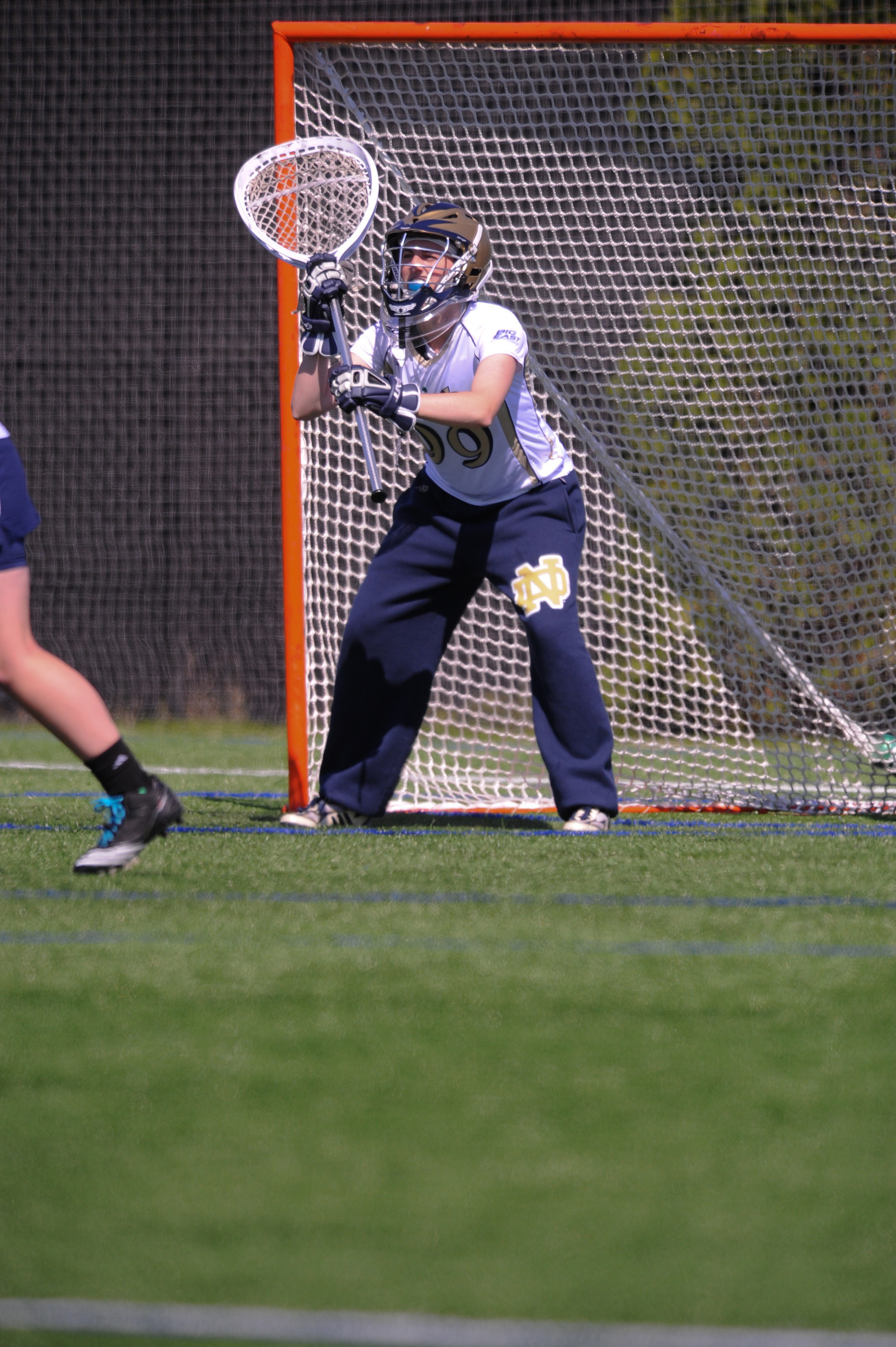 No. 11 Women’s Lacrosse Set To Scrimmage Michigan Junior Allie Murray is competing to be Notre Dame's top goalkeeper this spring.