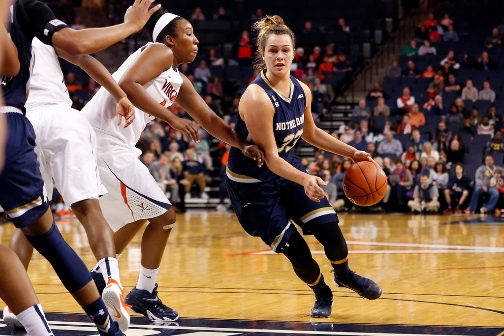 No. 3 Notre Dame 74, Virginia 46