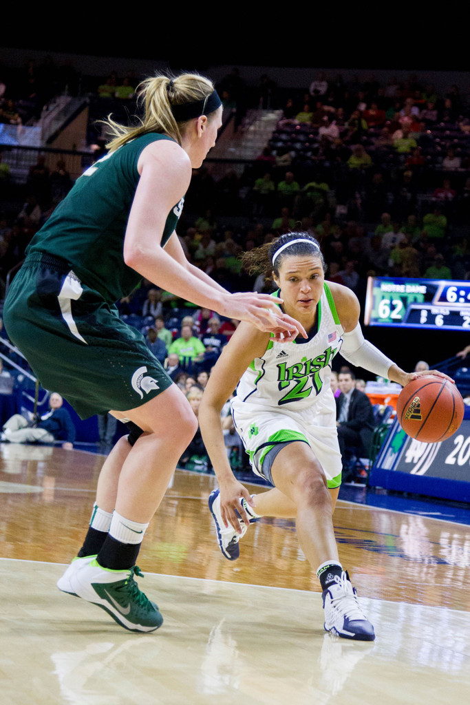 No. 19 Michigan State at No. 6 Notre Dame (USATSI)