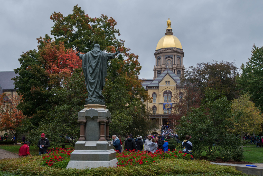 #9/8 Notre Dame 17, #14/13 Stanford 14 (USATSI)
