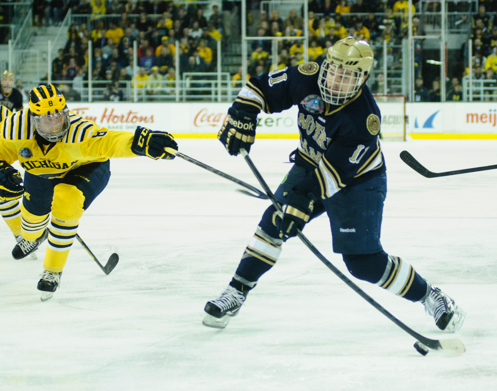 Notre Dame Men's Hockey vs Michigan 11-16-2012