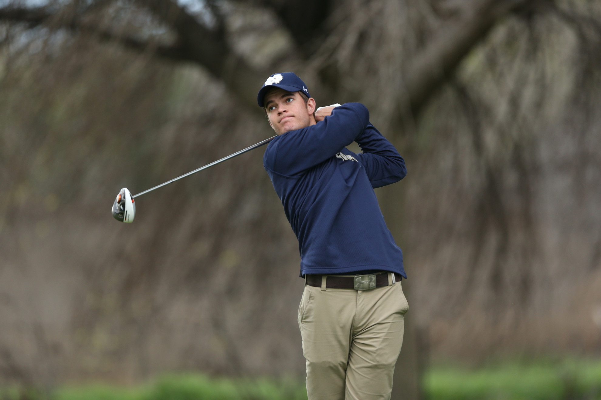Stellar Afternoon Gives Irish One Shot Lead At FIGC Junior Matthew Rushton fired an afternoon two-under-par 69 to help Notre Dame take the overnight lead after day one of the Fighting Irish Golf Classic on Monday