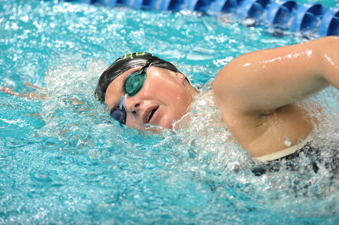Junior Amywren Miller won the 50 free at the BIG EAST meet for the second time in three seasons with the Irish.