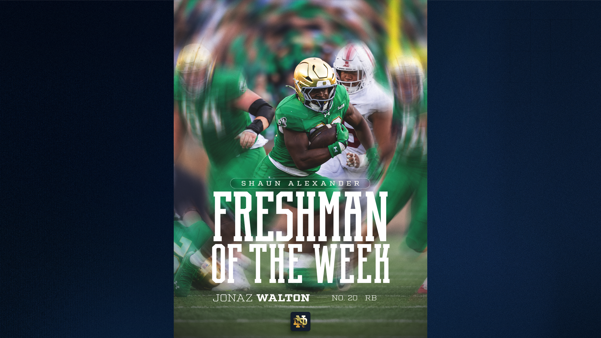 Walton Named Shaun Alexander Award Freshman of the Week Walton Named Shaun Alexander Award Freshman of the Week