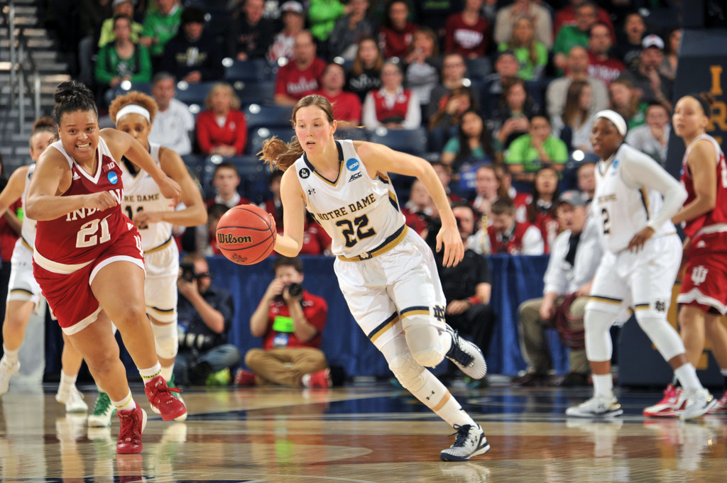 #2/3 Irish Outlast Indiana 87-70, Advance to Sweet 16
