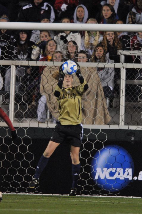 Kelsey Lysander made a career-high seven saves in the College Cup semifinals versus Stanford.