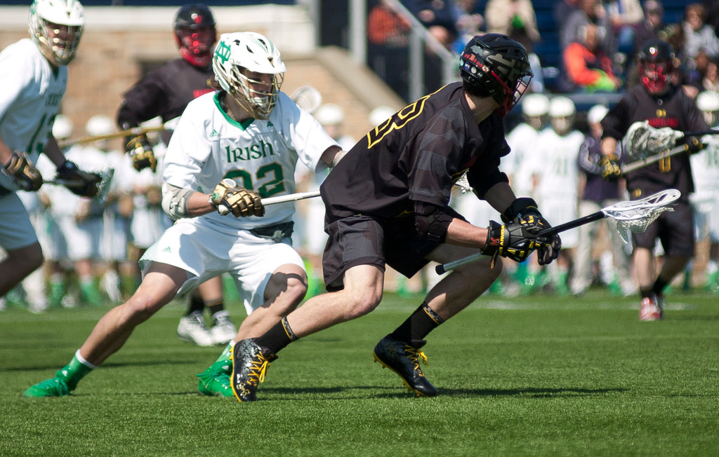 Notre Dame Men's Lacrosse vs Maryland on 04-19-2014