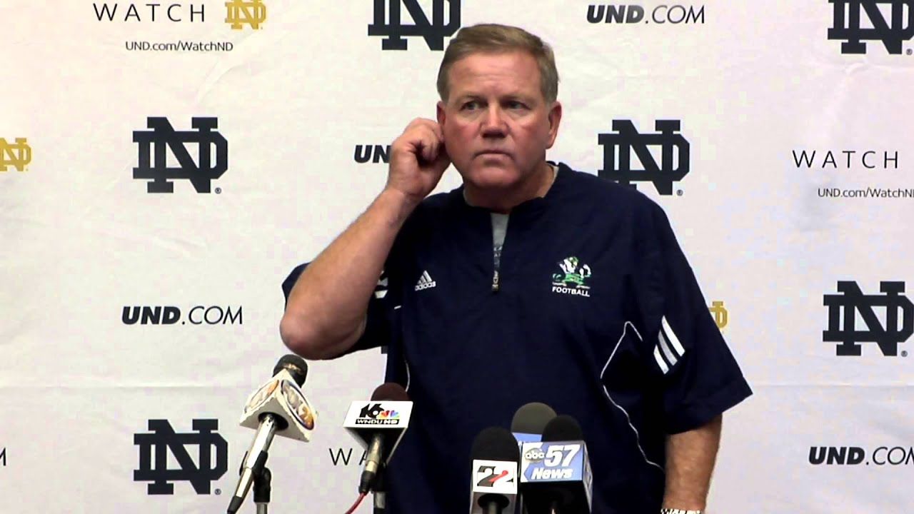 Coach Kelly Post-Practice Media Session - Sept. 26, 2013