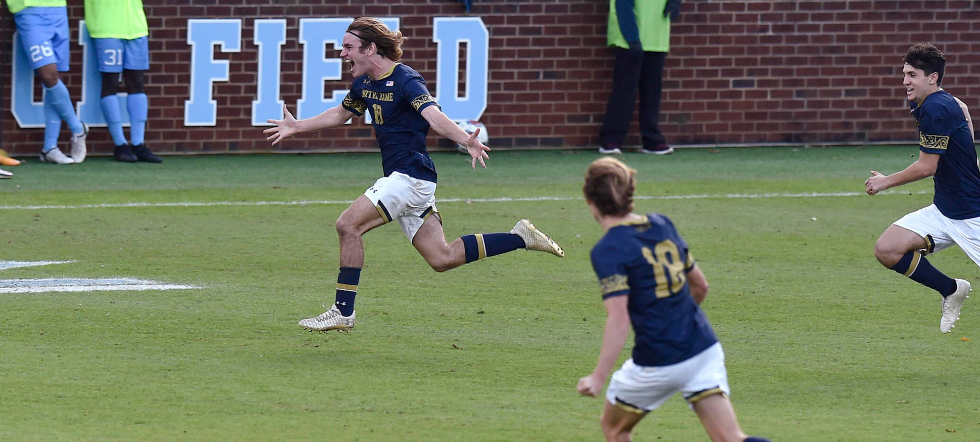 McFadden’s OT Golden Goal Fires Irish Past UNC And Into ACC Semifinals UNC MEN'S SOCCER