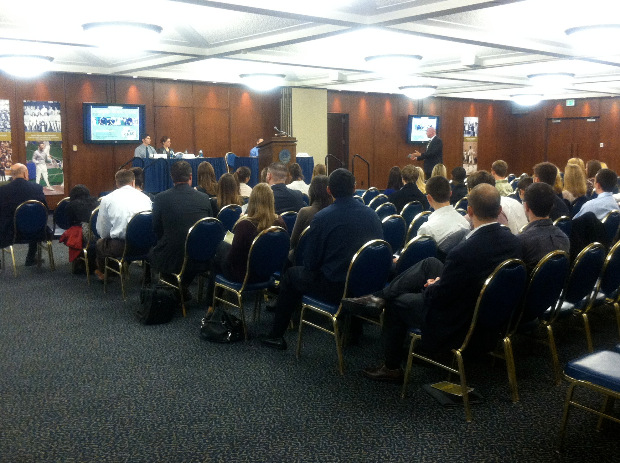 Irish Student-Athletes Take Part In 2013 Career Boot Camp The 2013 Student-Athlete Career Boot Camp allowed Notre Dame athletes to participate in a pair of question-and-answer panels.