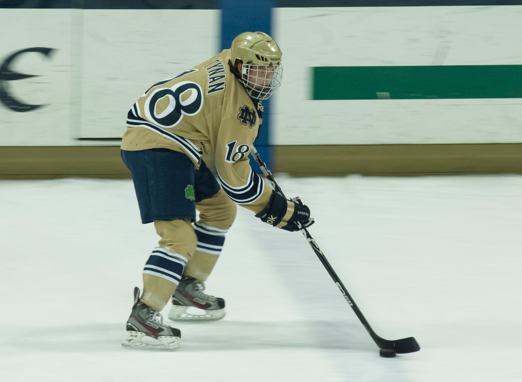 Notre Dame Men's Ice Hockey Sweeps Lake Superior State 12-01-2012