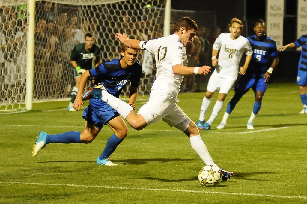 Notre Dame Men's Soccer vs Duke on 8-26-12