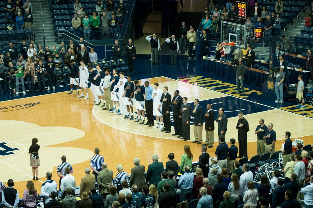 Notre Dame Men's Basketball tops Saint Francis on 11-24-2012