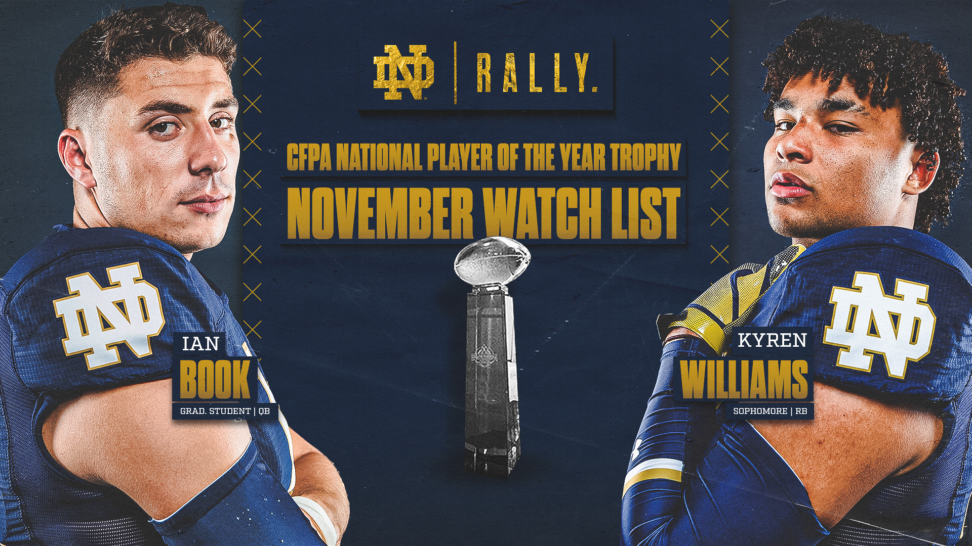 Book, Williams Tabbed for CFPA National Player of the Year November Watch List Book, Williams Tabbed for CFPA National Player of the Year November Watch List