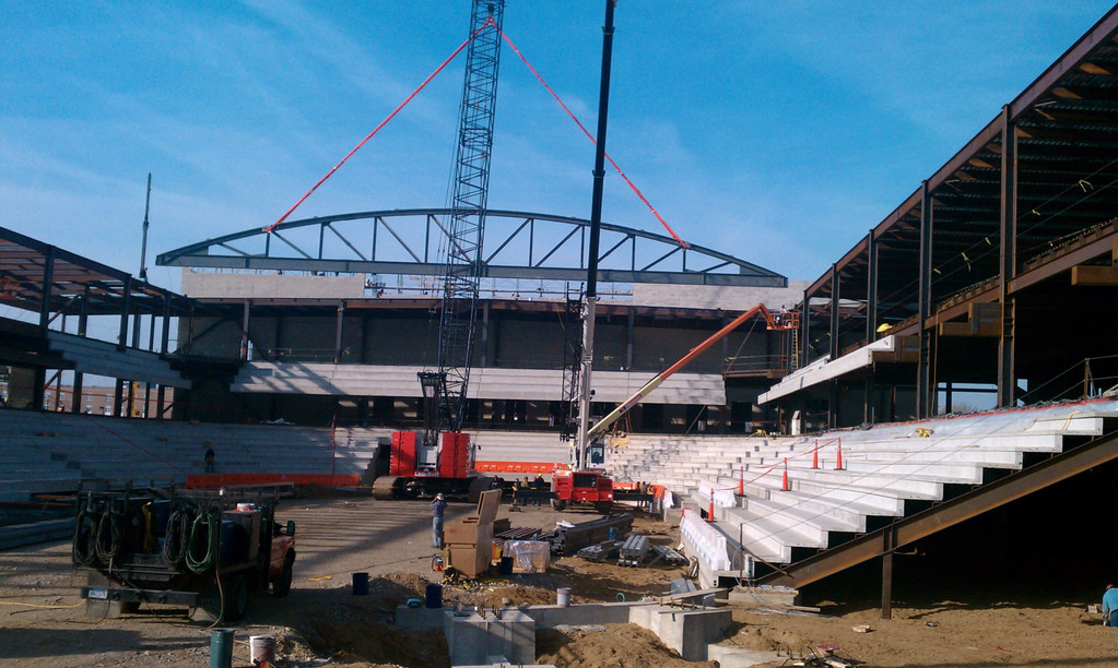 Construction Update on Compton Family Ice Arena - November 10, 2010