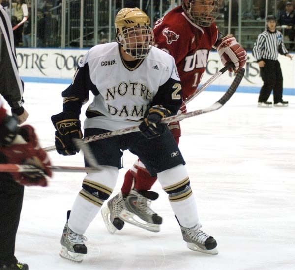 Junior center Kevin Deeth opened the 2008-09 season with a pair of assists in Hall of Fame game versus Denver.