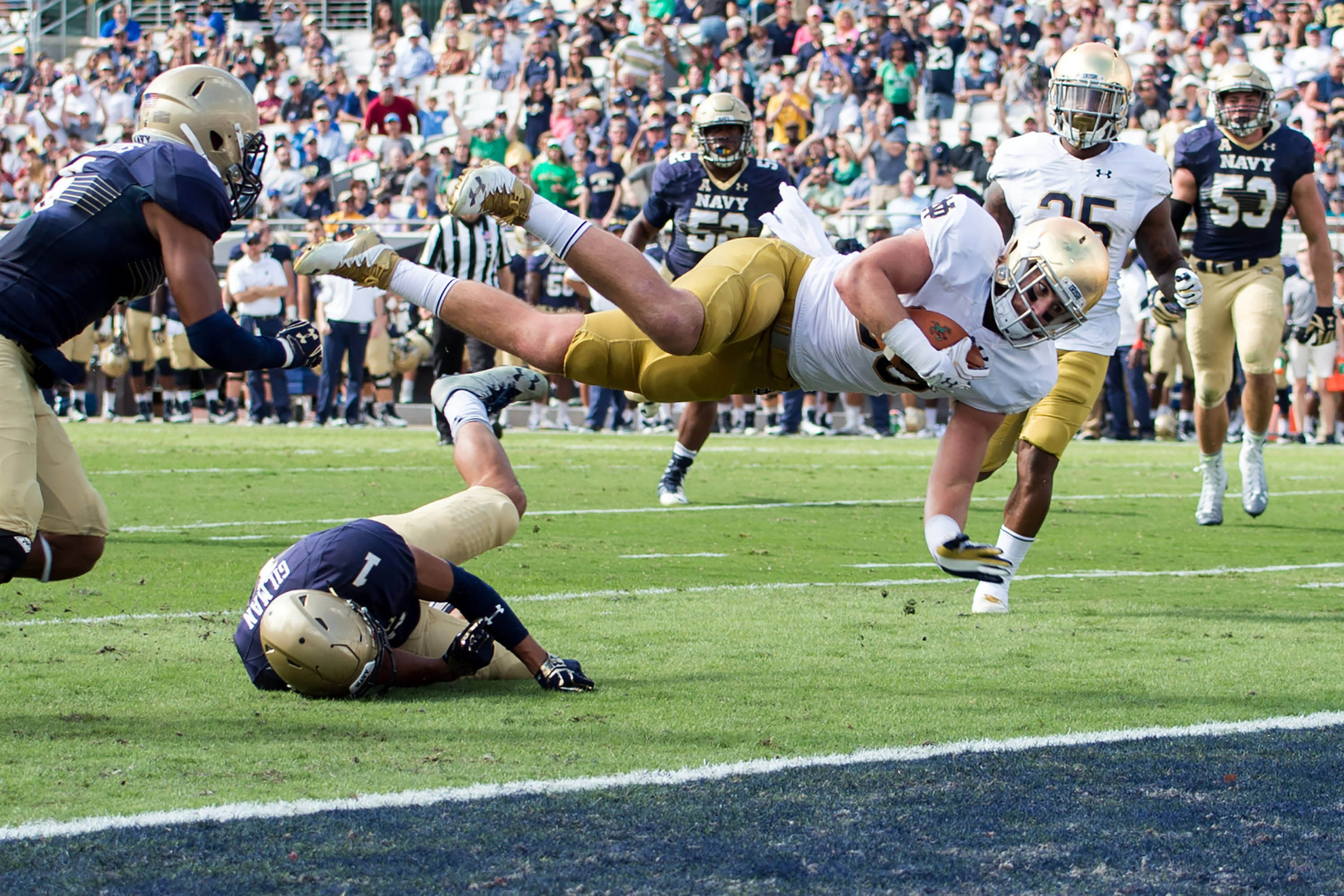 Navy Takes Down The Irish In Jacksonville Navy Takes Down The Irish In Jacksonville