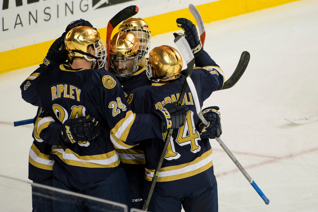 Notre Dame Hockey vs. UConn at the Barclays Center