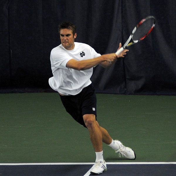 Helgeson concluded his Irish career at the NCAA singles Championship.