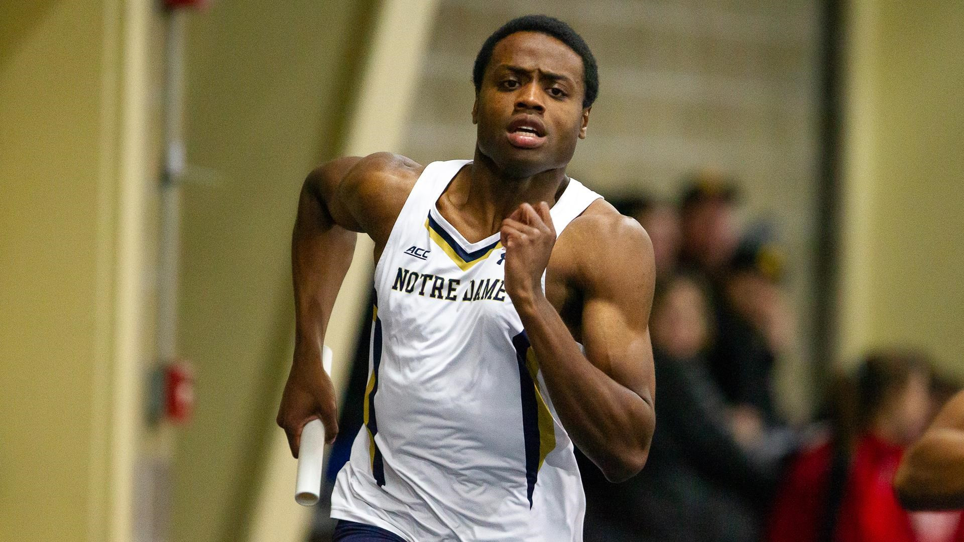 Irish Host Blue & Gold Invite to Kick Off Indoor Slate Cheatham Meyo