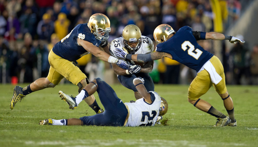 Notre Dame vs. Navy (USATSI)
