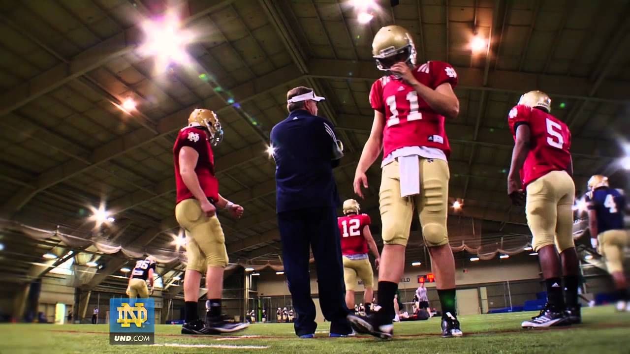 Notre Dame Football - Brian Kelly Spring Football Mic'd Up Feature