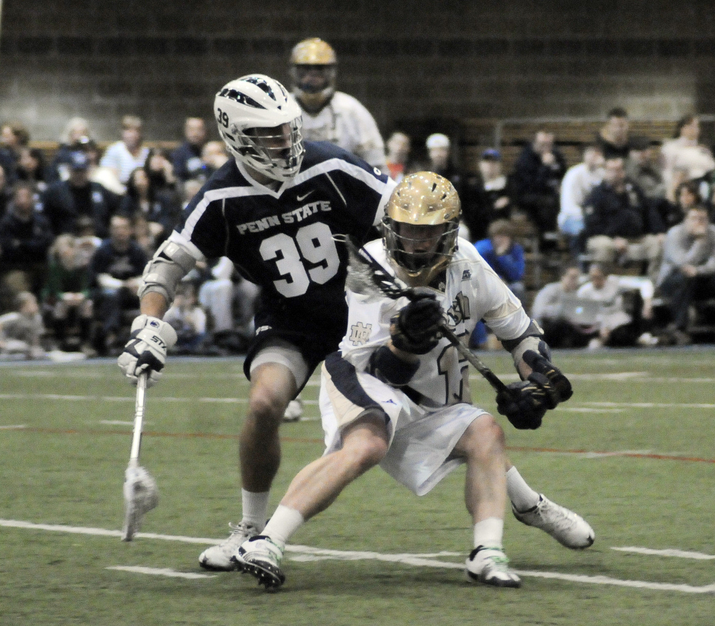 Und.com Weekend Video Recap Grant Krebs (pictured) and the Irish men's lacrosse team started their 2010 home schedule with a 12-8 victory over Penn State.