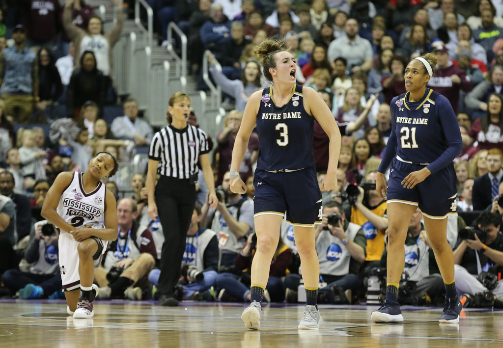 NCAA National Championship: ND WBB 61, Mississippi State 58 (USATSI)