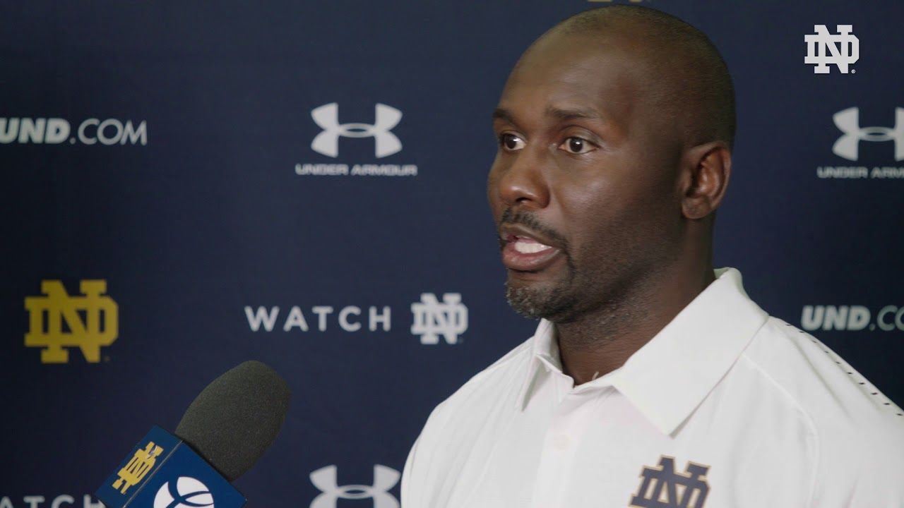 @NDFootball | Media Day Interview - Autry Denson (2018)