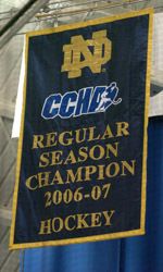 The Irish open the 2007-08 season on Wed., Oct. 12 with the annual Blue/Gold Intrasquad Game.  The regular season starts on Fri., Oct. 12 in Dayton, Ohio versus Wisconsin at the Lefty McFadden Invitational.