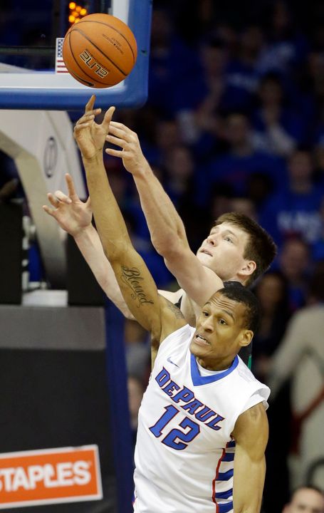Jack Cooley notched 26 points and 16 rebounds in a 79-71 overtime victory at DePaul on Feb. 2.
